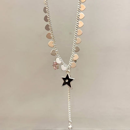 Pendant Star Lariat Necklace