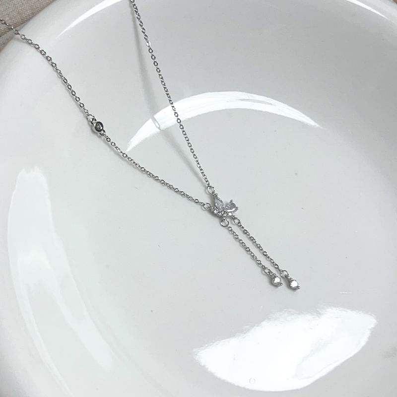 Lariat Necklace Butterfly