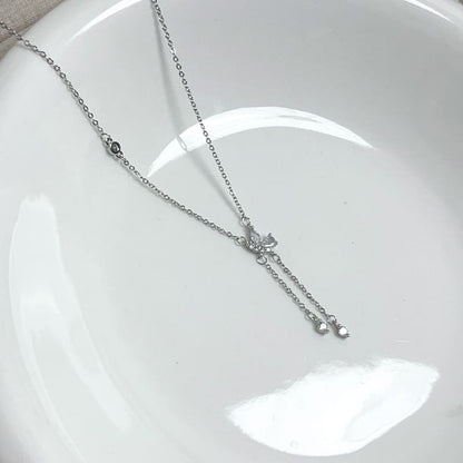 Lariat Necklace Butterfly