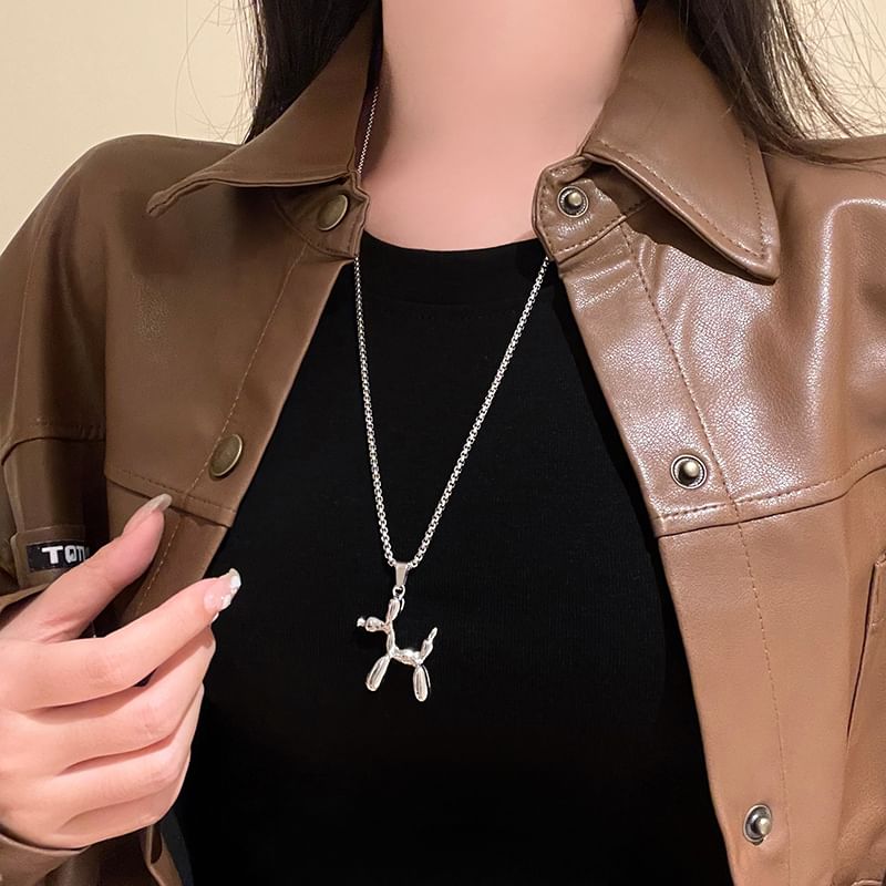 Pendant Necklace Balloon Dog