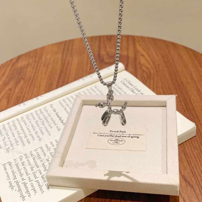 Pendant Necklace Balloon Dog