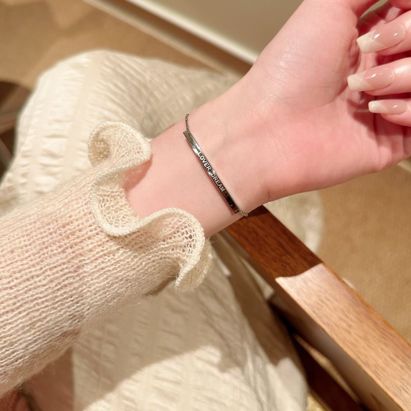 Bracelet Lettering Metal