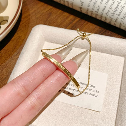 Bracelet Lettering Metal