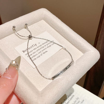 Bracelet Lettering Metal