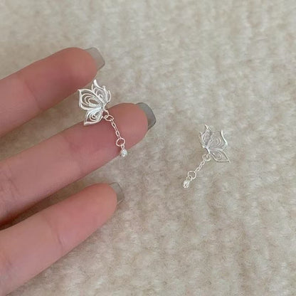 Drop Butterfly Alloy Earring