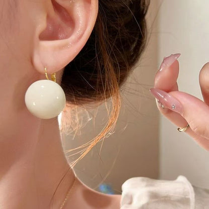 Alloy Bead Drop Earring