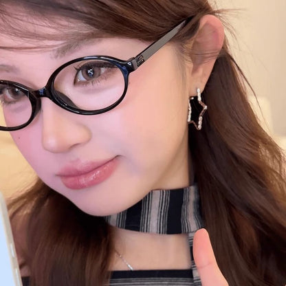 Star Earring Hoop Alloy