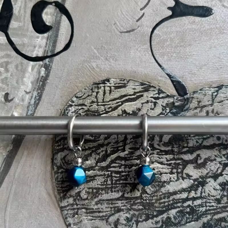 Gemstone Faux Drop Earring Alloy