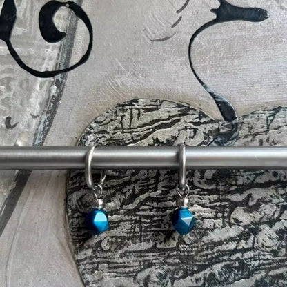 Gemstone Faux Drop Earring Alloy