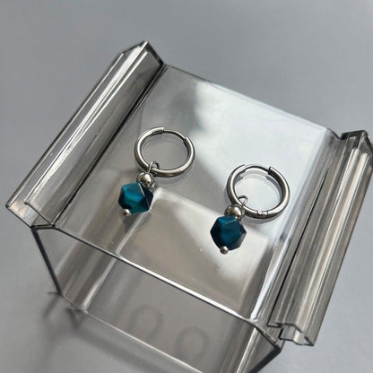 Gemstone Faux Drop Earring Alloy