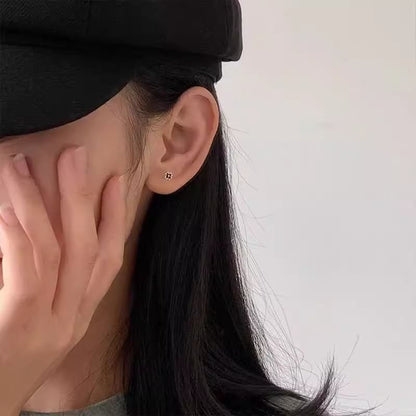 Flower Stud Rhinestone Earring