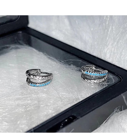 Huggie Earring Rhinestone