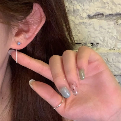 Flower Rhinestone Earring Threader