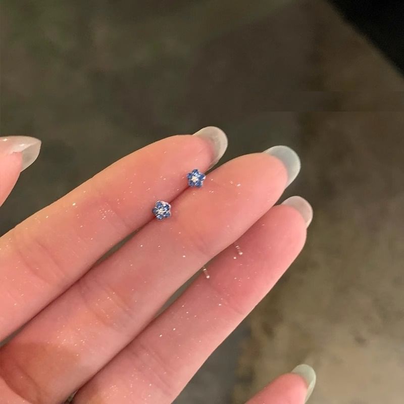 Flower Rhinestone Earring Threader