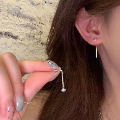 Flower Rhinestone Earring Threader