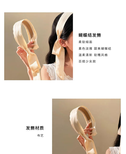 Headband Bow Plain