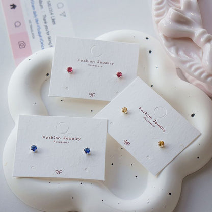 Rhinestone Stud Earring