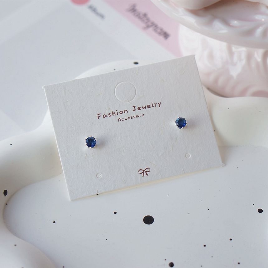 Rhinestone Stud Earring