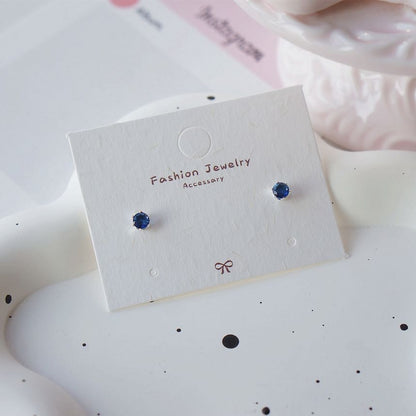 Rhinestone Stud Earring