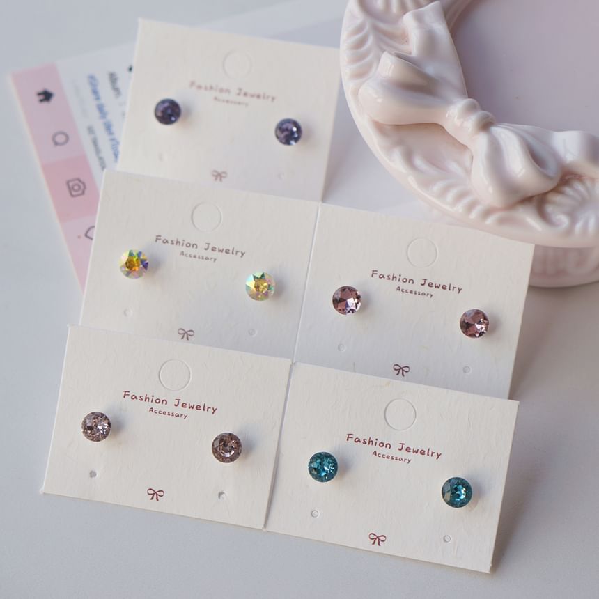 Stud Earring Rhinestone