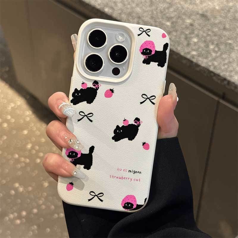 iPhone Cat Case Print