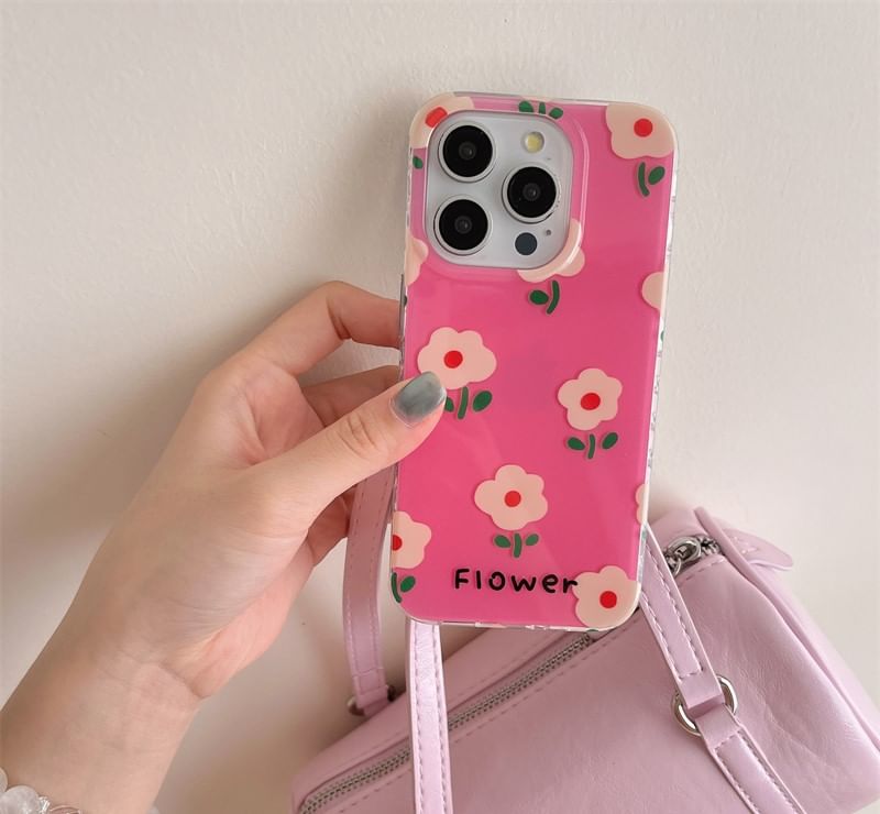MagSafe) (Compatible Floral Phone with Magnetic Case
