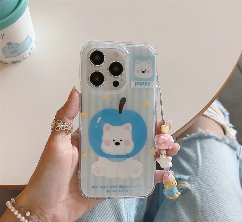 Case / Charm Set Dog Phone