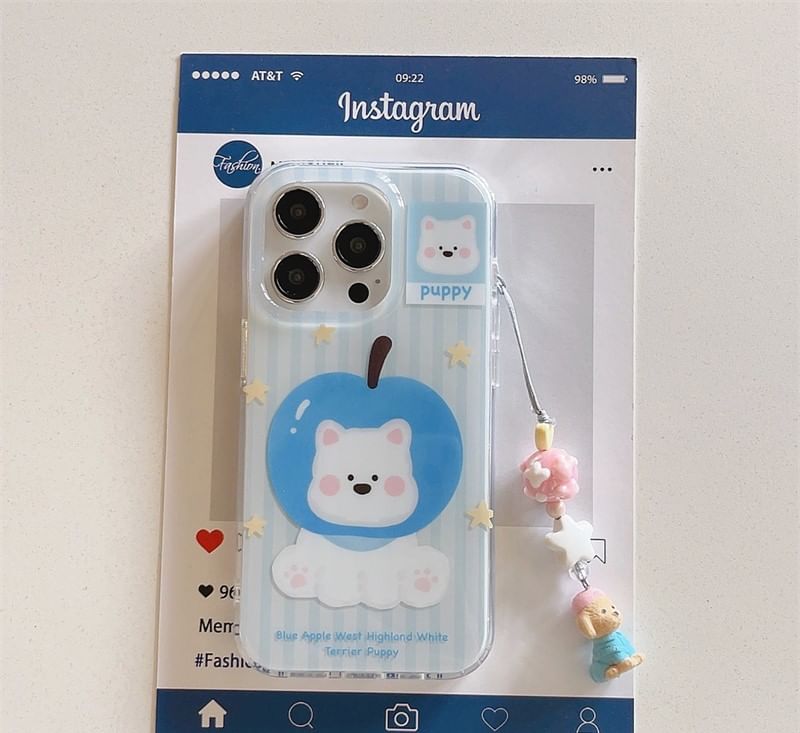 Case / Charm Set Dog Phone