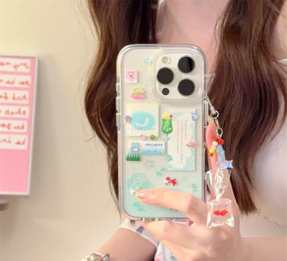 / Goldfish Case Set Charm Phone