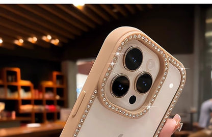 Transparent Rhinestone Case iPhone