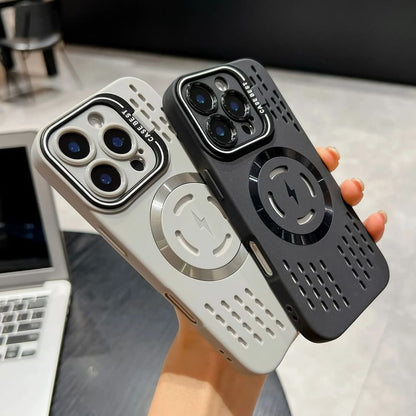 Perforated (Compatible MagSafe) with Case Magnetic iPhone