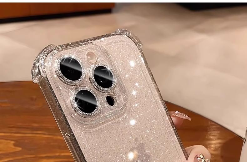 Glitter iPhone Case Transparent