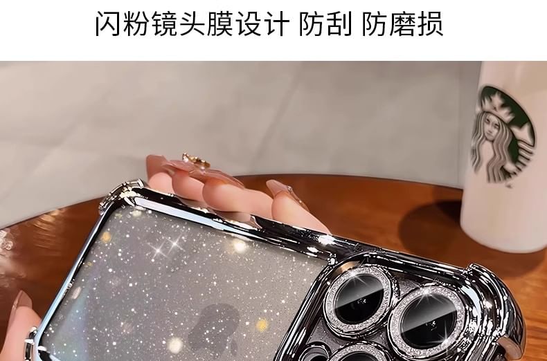 Glitter iPhone Case Transparent