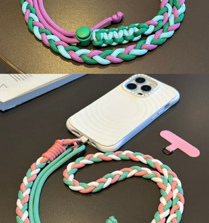 Phone Lanyard Strap Pad with Braided