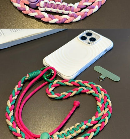 Phone Lanyard Strap Pad with Braided