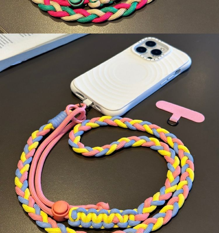Phone Lanyard Strap Pad with Braided