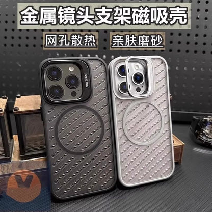 MagSafe) with Case Perforated iPhone (Compatible Magnetic