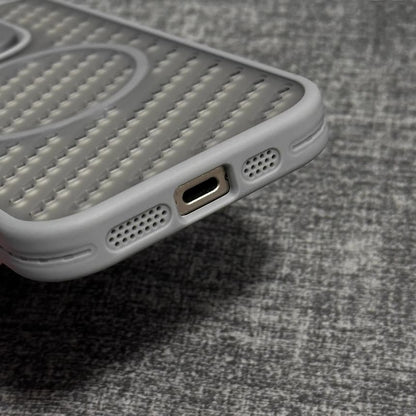 MagSafe) with Case Perforated iPhone (Compatible Magnetic