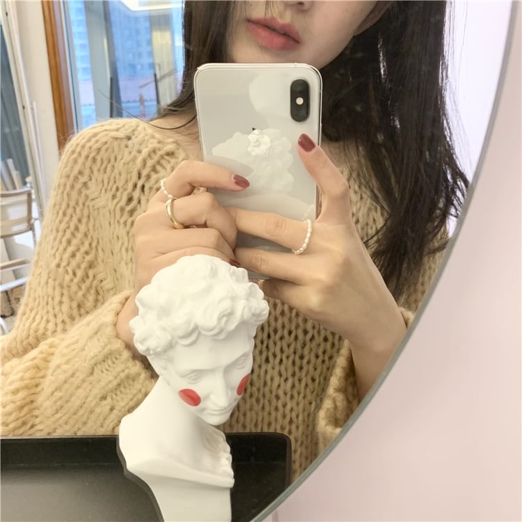 Ring Pearl Beaded Natural