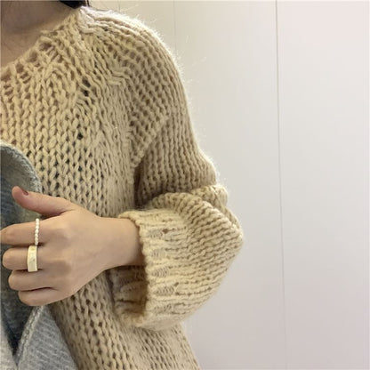 Ring Pearl Beaded Natural