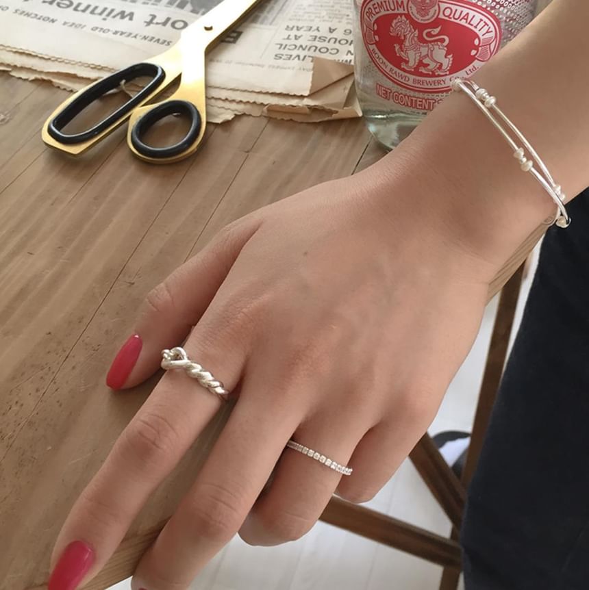 Bracelet Sterling 925 Silver Natural Pearl