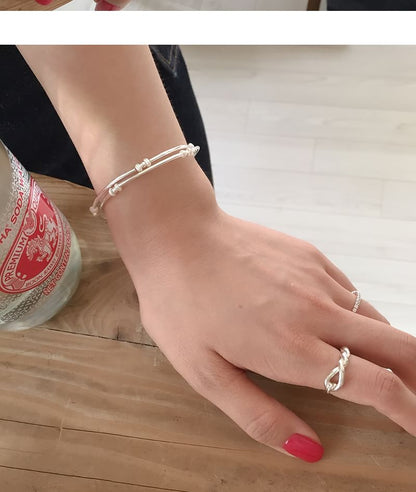 Bracelet Sterling 925 Silver Natural Pearl