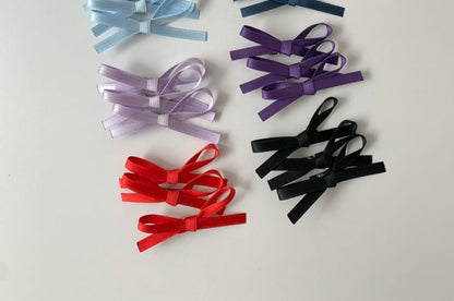 Hair Clip 3: Bow Plain of Set