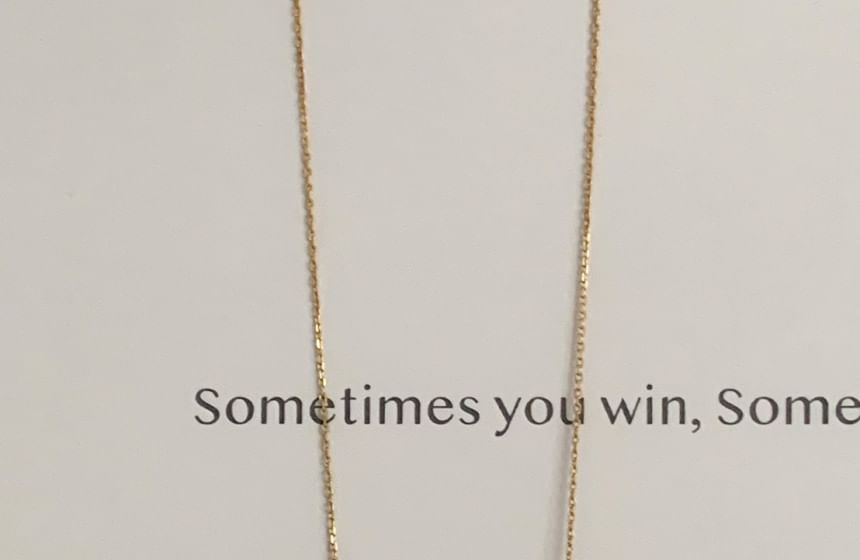 Bow 925 Beaded Silver Necklace Sterling