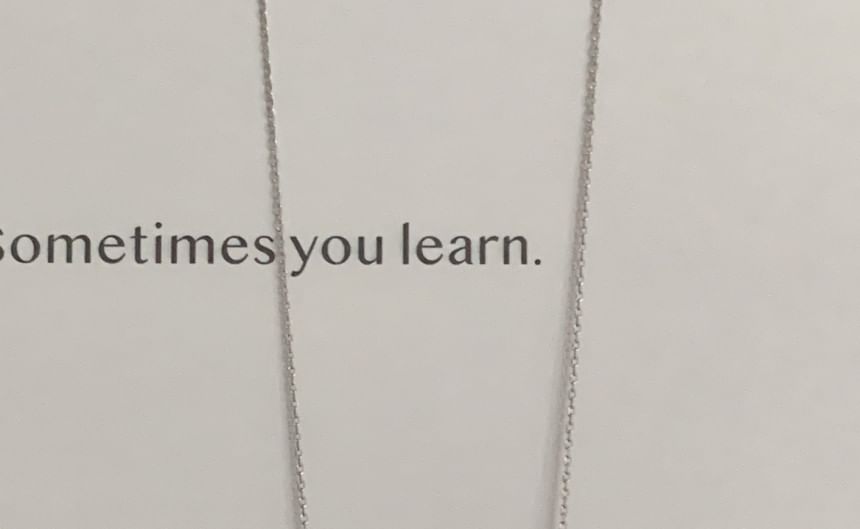 Bow 925 Beaded Silver Necklace Sterling