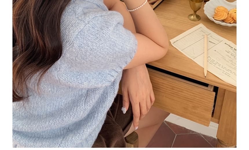 Silver Ring Sterling Bow 925 Beaded Elastic