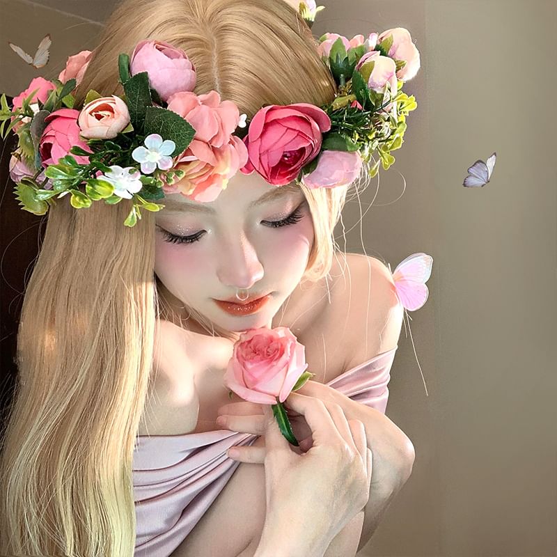 Headpiece Wreath Floral