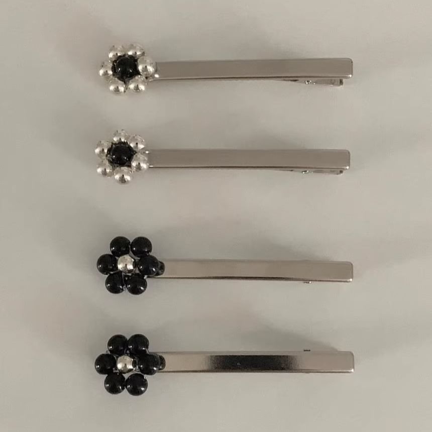 Set Beaded Flower Hair 2: Clip of