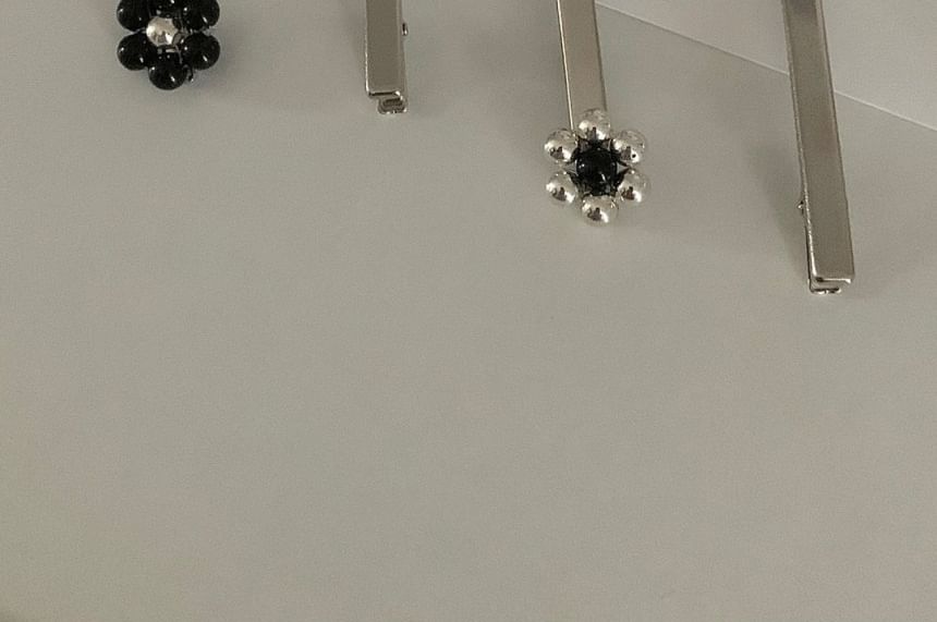 Set Beaded Flower Hair 2: Clip of