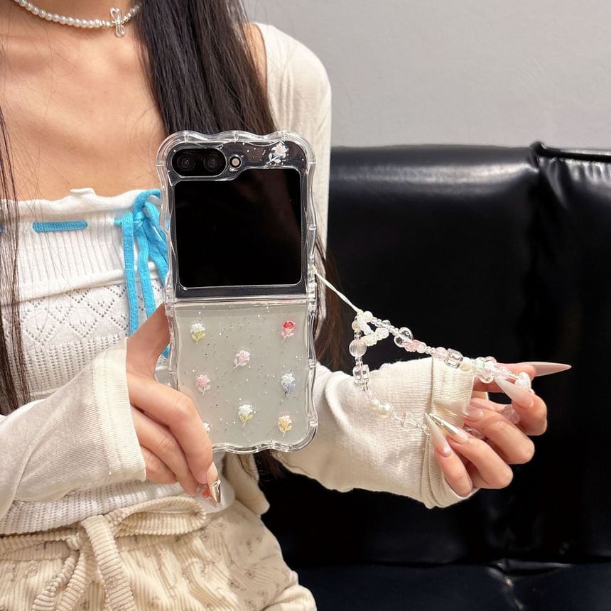 Phone Strap / Case Set Floral